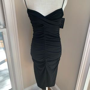 NWT Nicole Miller Bodycon Rouched Dress size 4